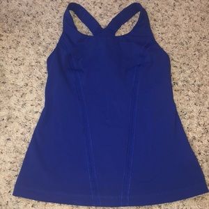 Blue lululemon tank